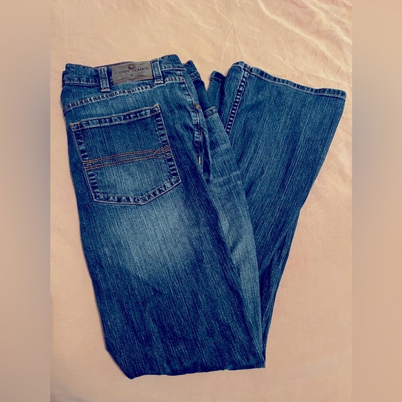 Cody James Men's Clovehitch Stackable Dark Wash Stretch Regular Straight - Picture 1 of 4